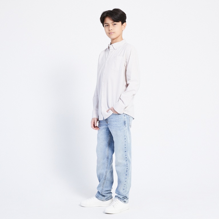 Shirt "Oxford Striped Star" Beige